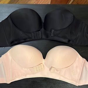 magic strapless front buckle bras